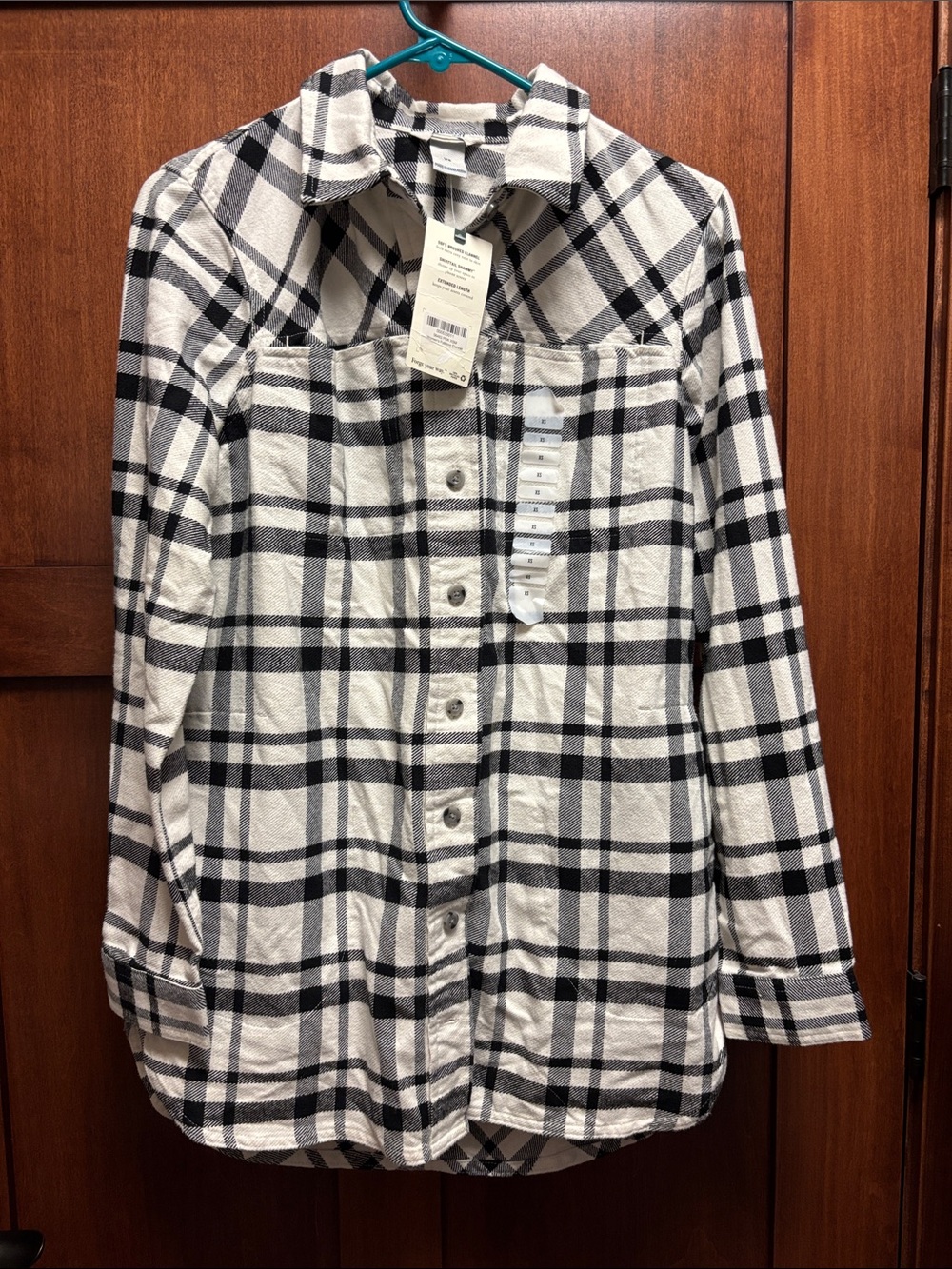Duluth Trading Women’s Folklore Flannel Tunic Xs